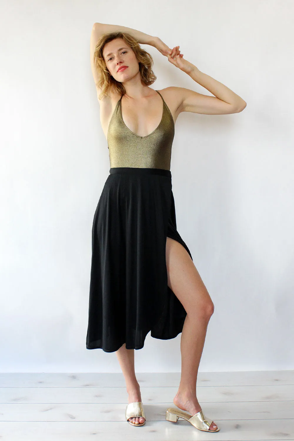 70s Wrap Dance Skirt