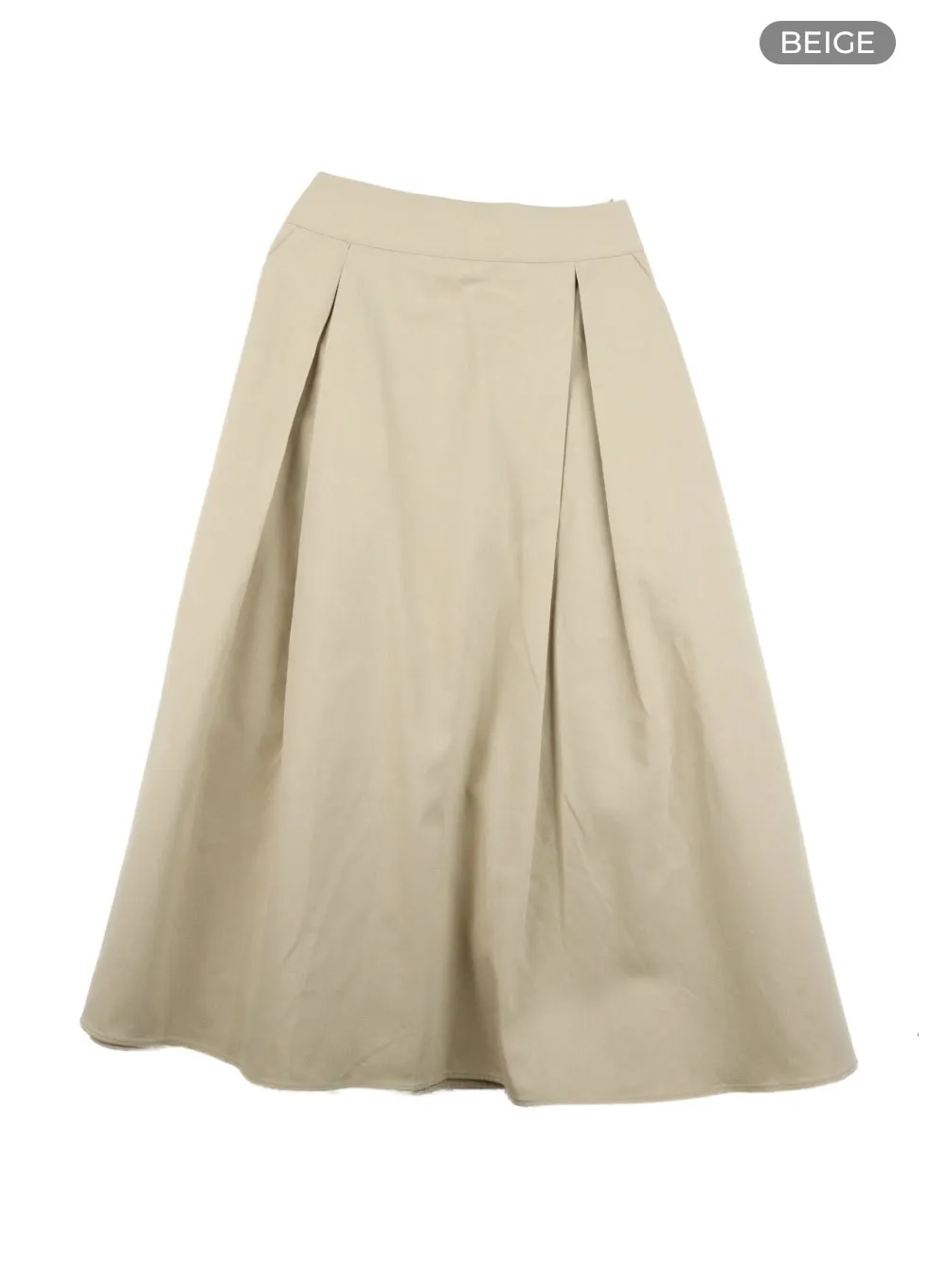 A-Line Flare Midi Skirt OY413