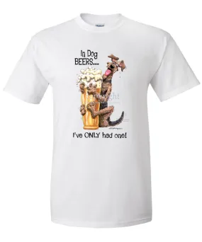 Airedale Terrier - Dog Beers - T-Shirt