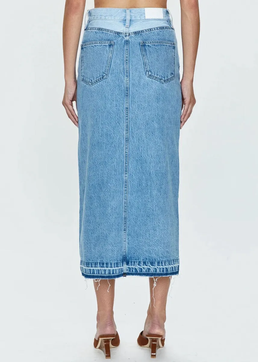 Alice Denim Midi Skirt - Palais