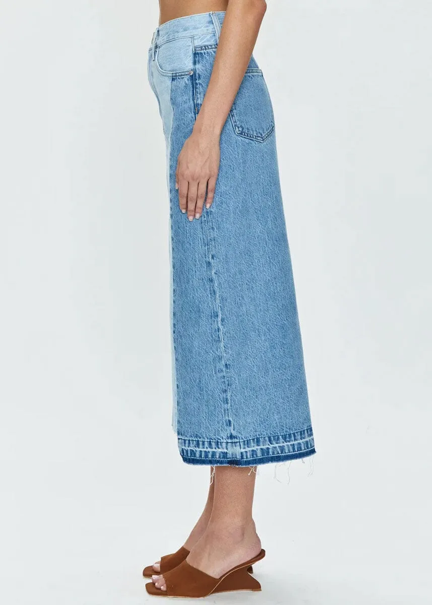 Alice Denim Midi Skirt - Palais