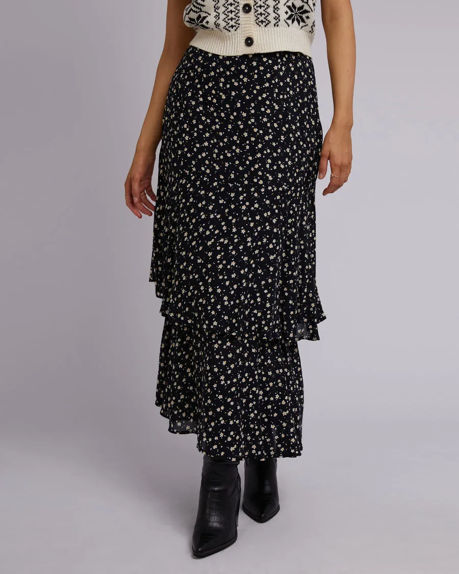 All About Eve Lily Floral Maxi Skirt