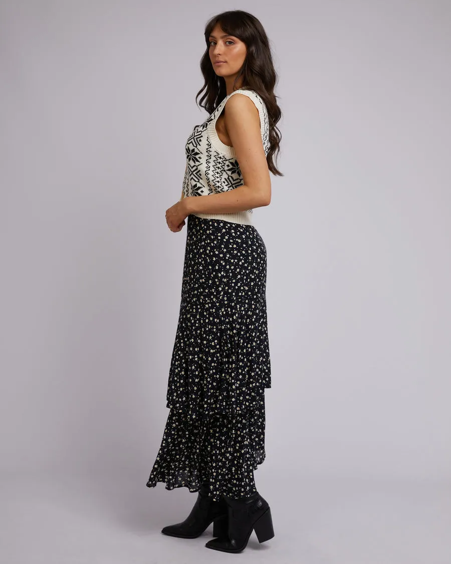 All About Eve Lily Floral Maxi Skirt