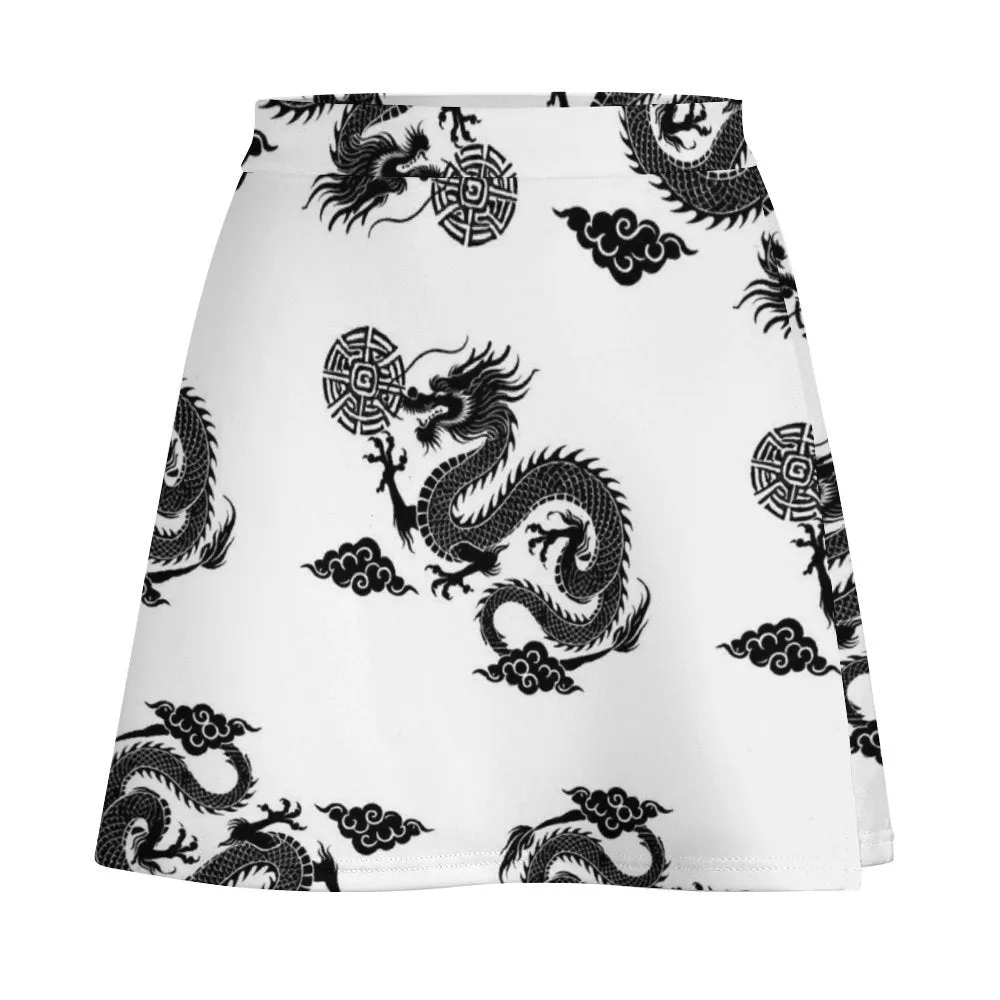 All Over Print Skirt (ALQ) Short skirt