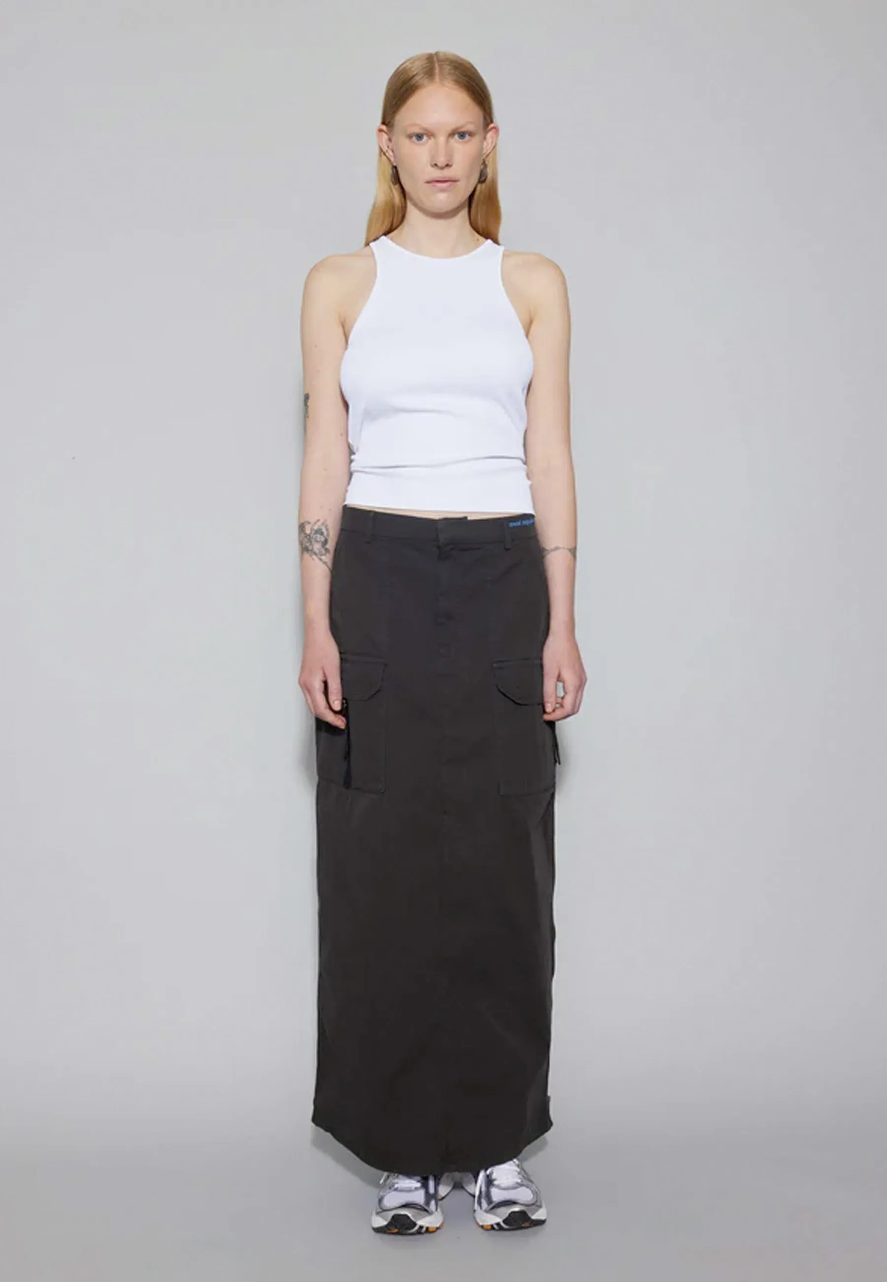 Arrow Maxi Skirt - Black