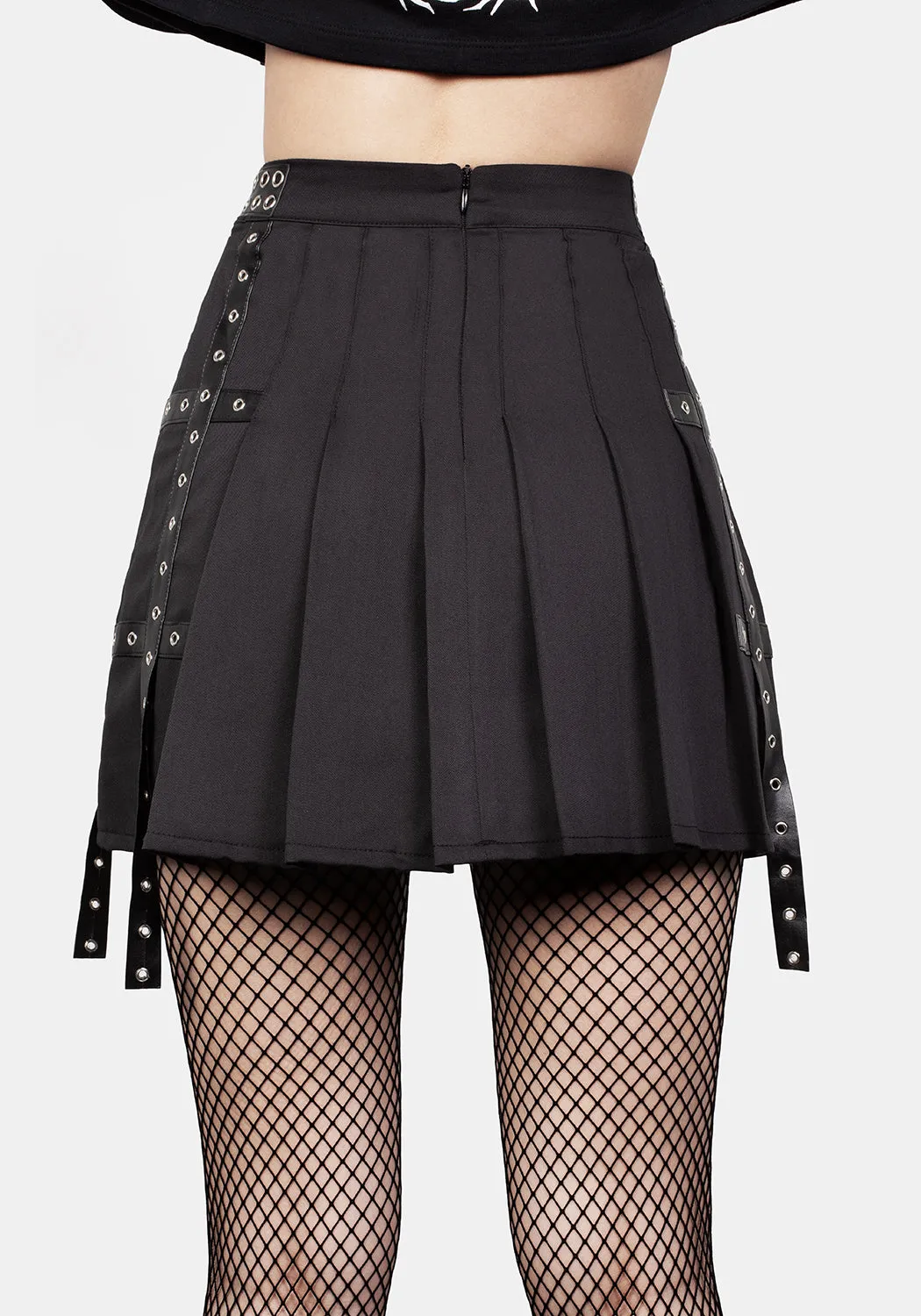 Avenged Pleated Skirt