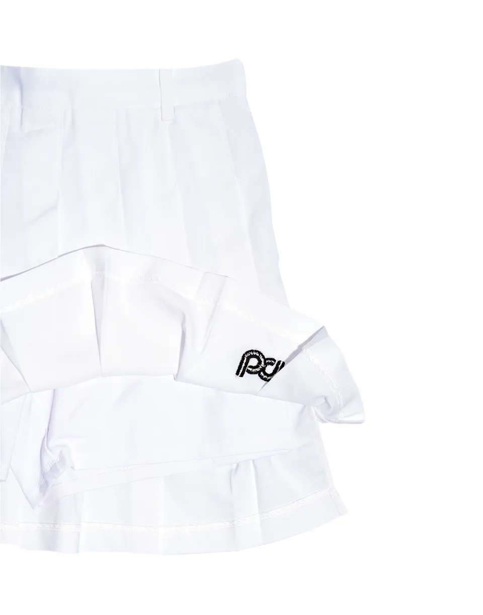 BA Pleated Skirt - White