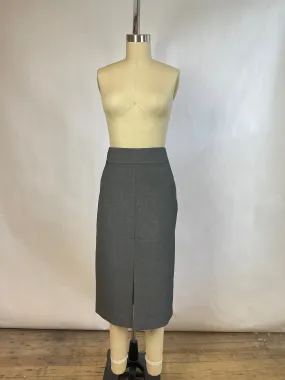 Babaton Grey Pencil Skirt (12/L)