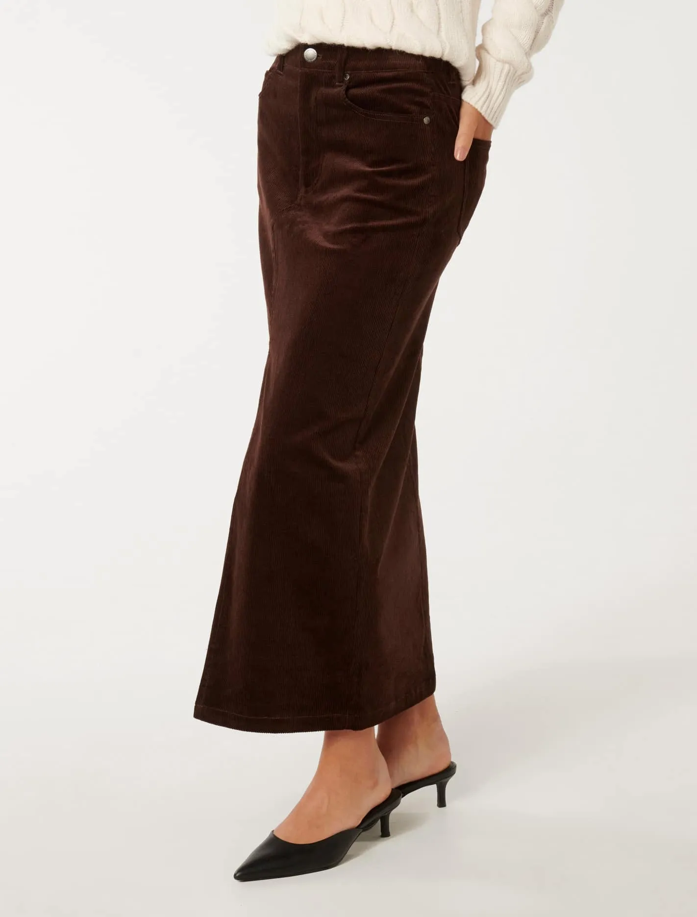 Bailey Cord Midaxi Skirt