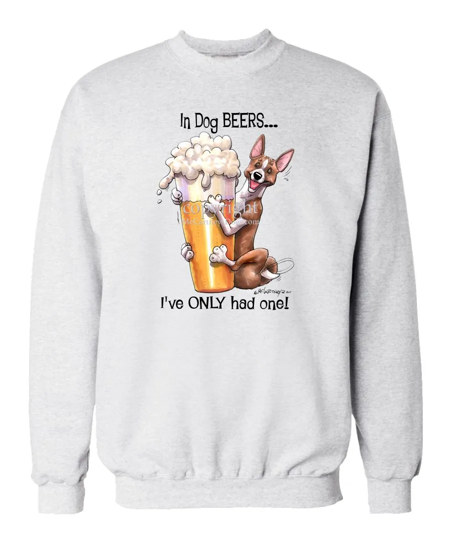 Basenji - Dog Beers - Sweatshirt