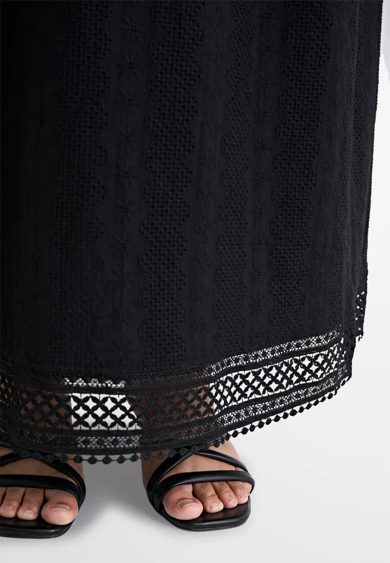 Betsy Eyelet Flare Skirt