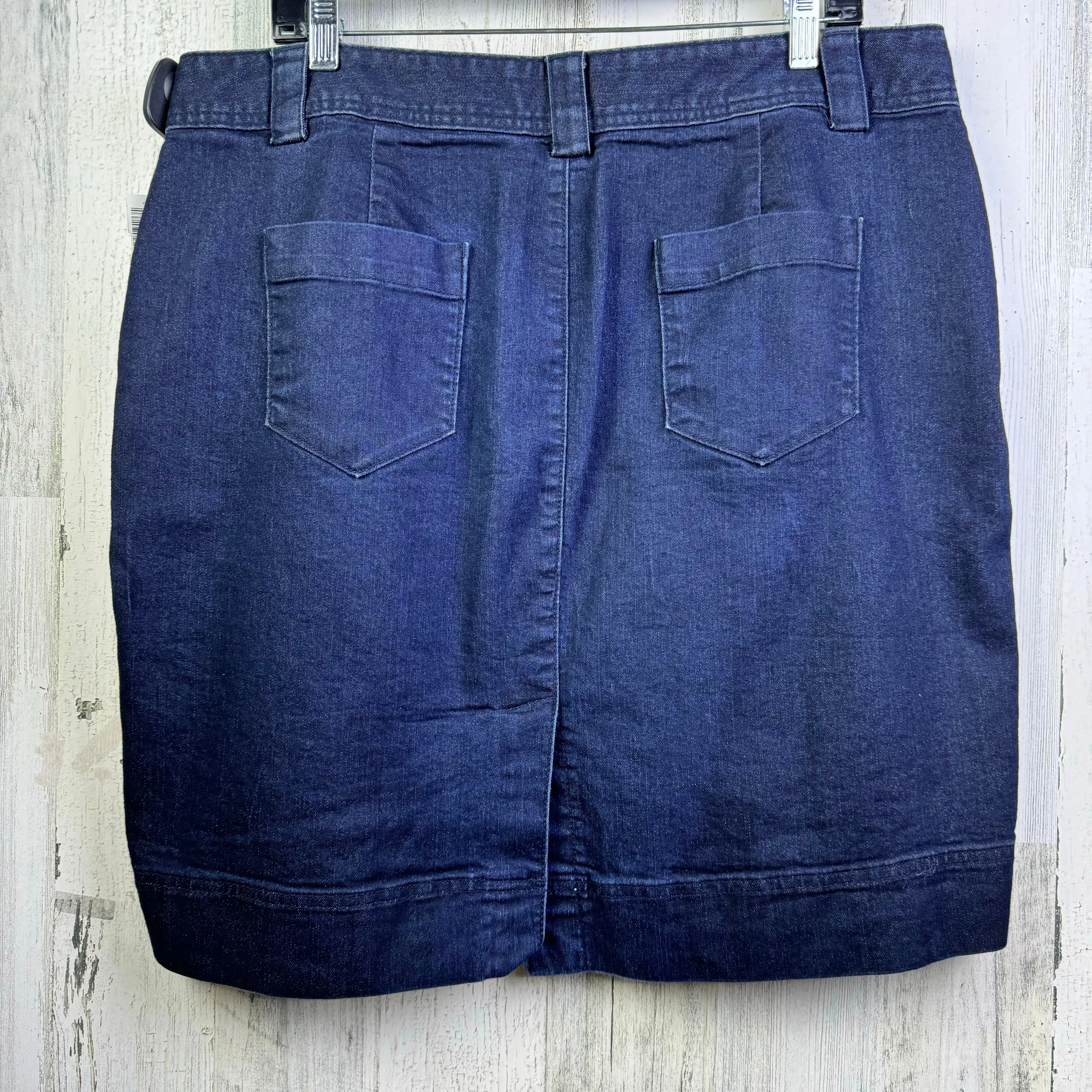 Blue Denim Skirt Mini & Short Dana Buchman, Size 16