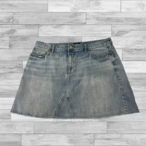 Blue Denim Skirt Mini & Short Gap, Size 18