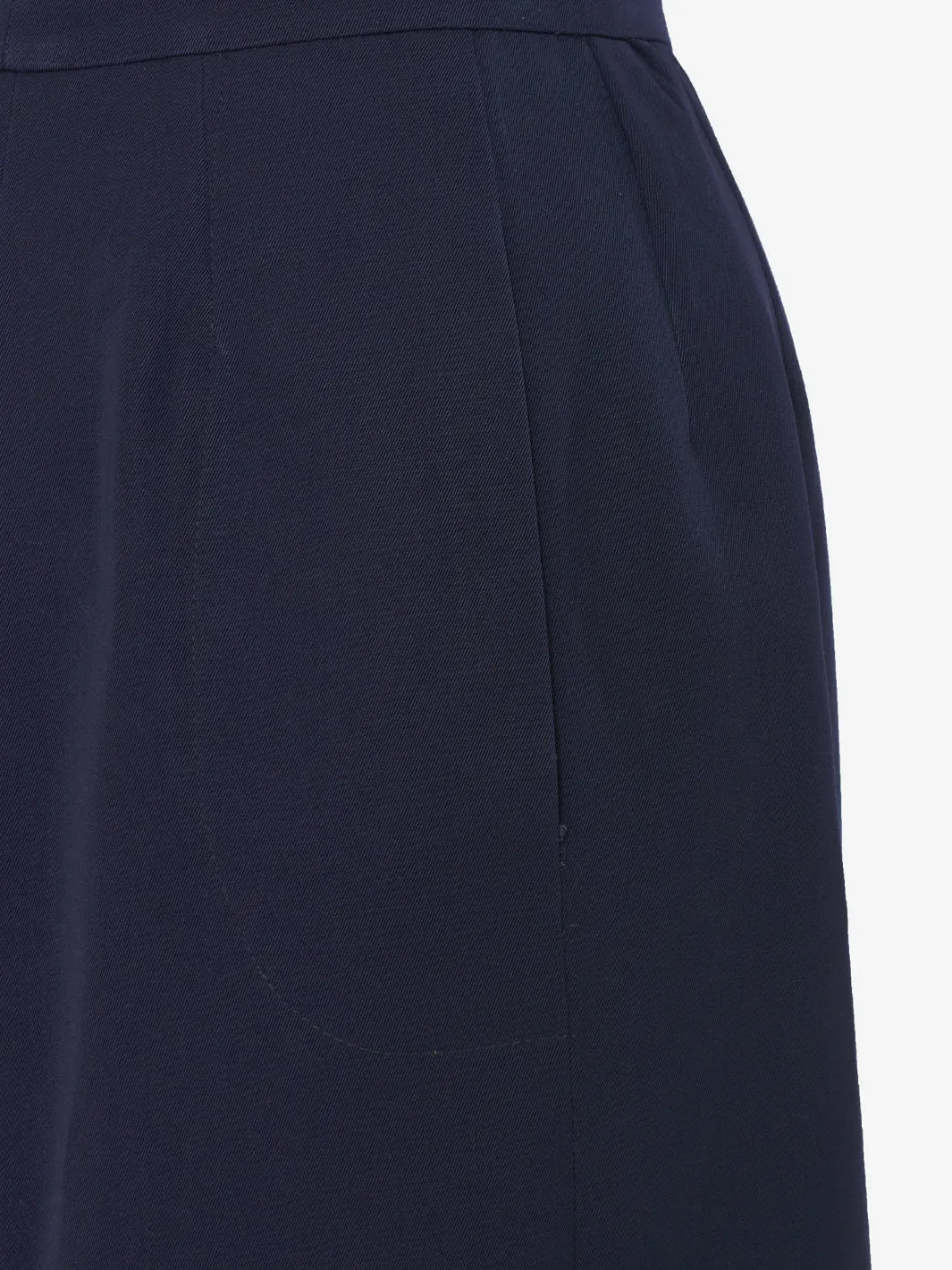 Blue Wool Vintage Skirt