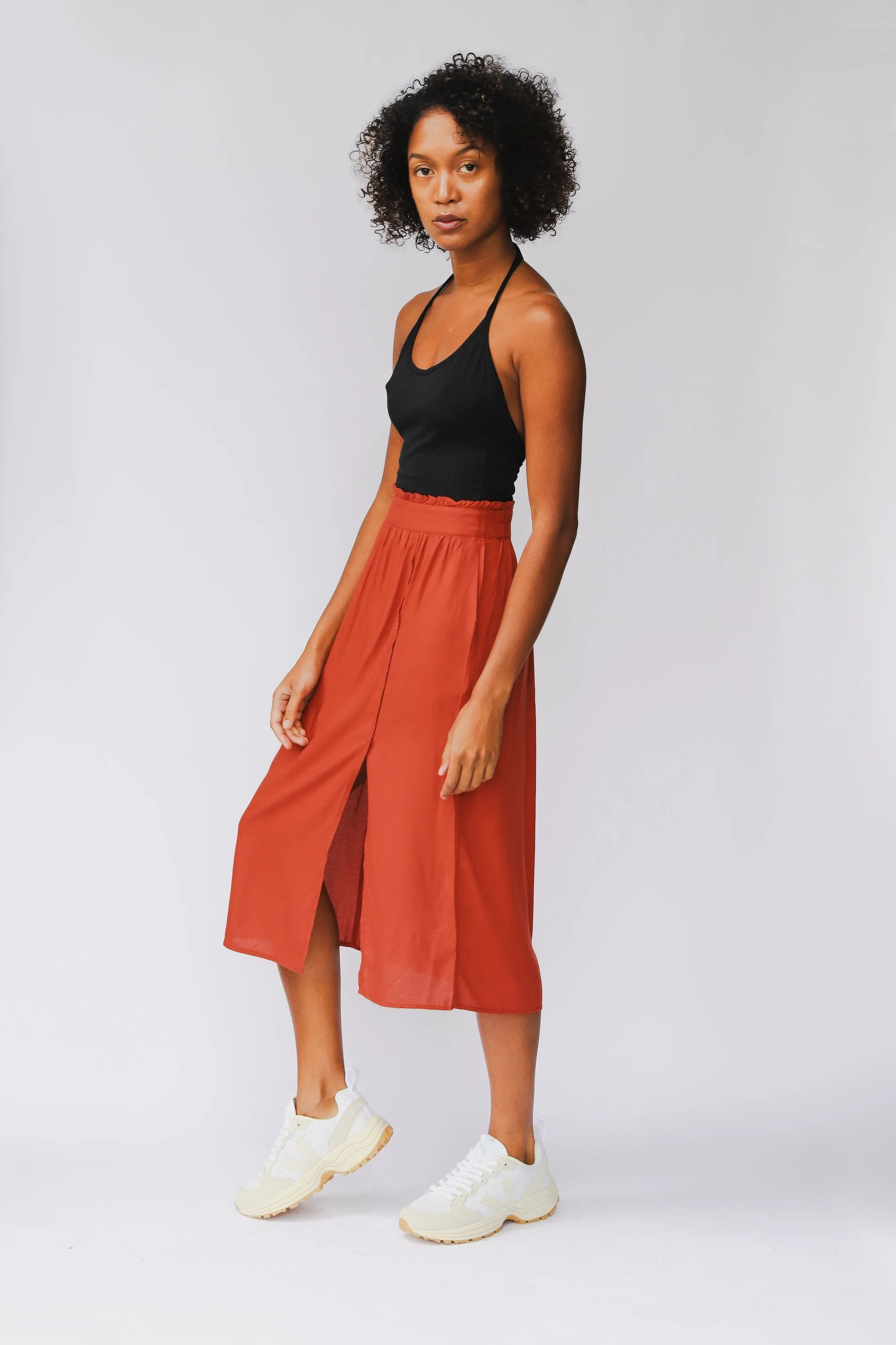 bodhi midi skirt barn red