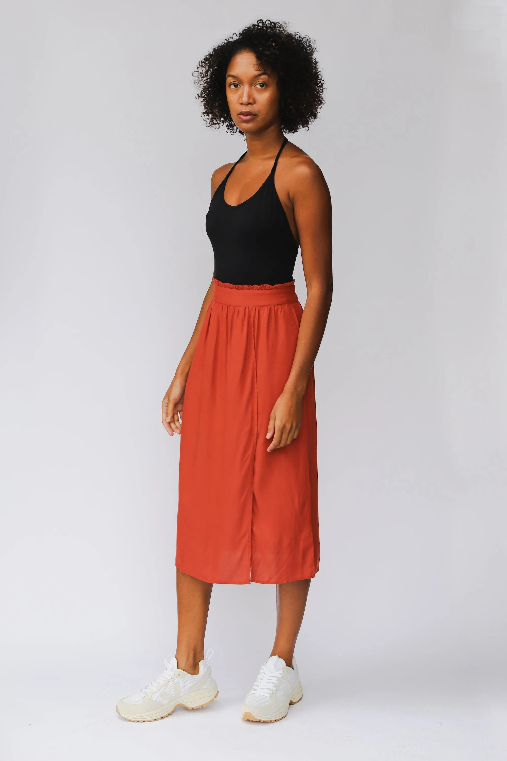 bodhi midi skirt barn red