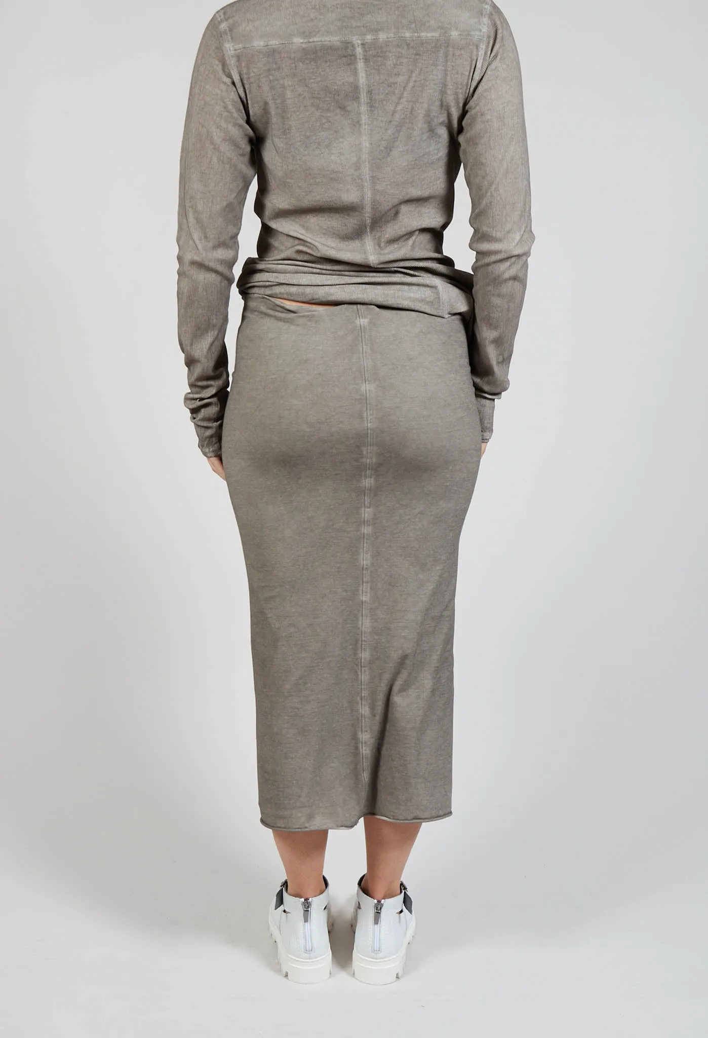 Bodycon Pencil Skirt in Hay Cloud