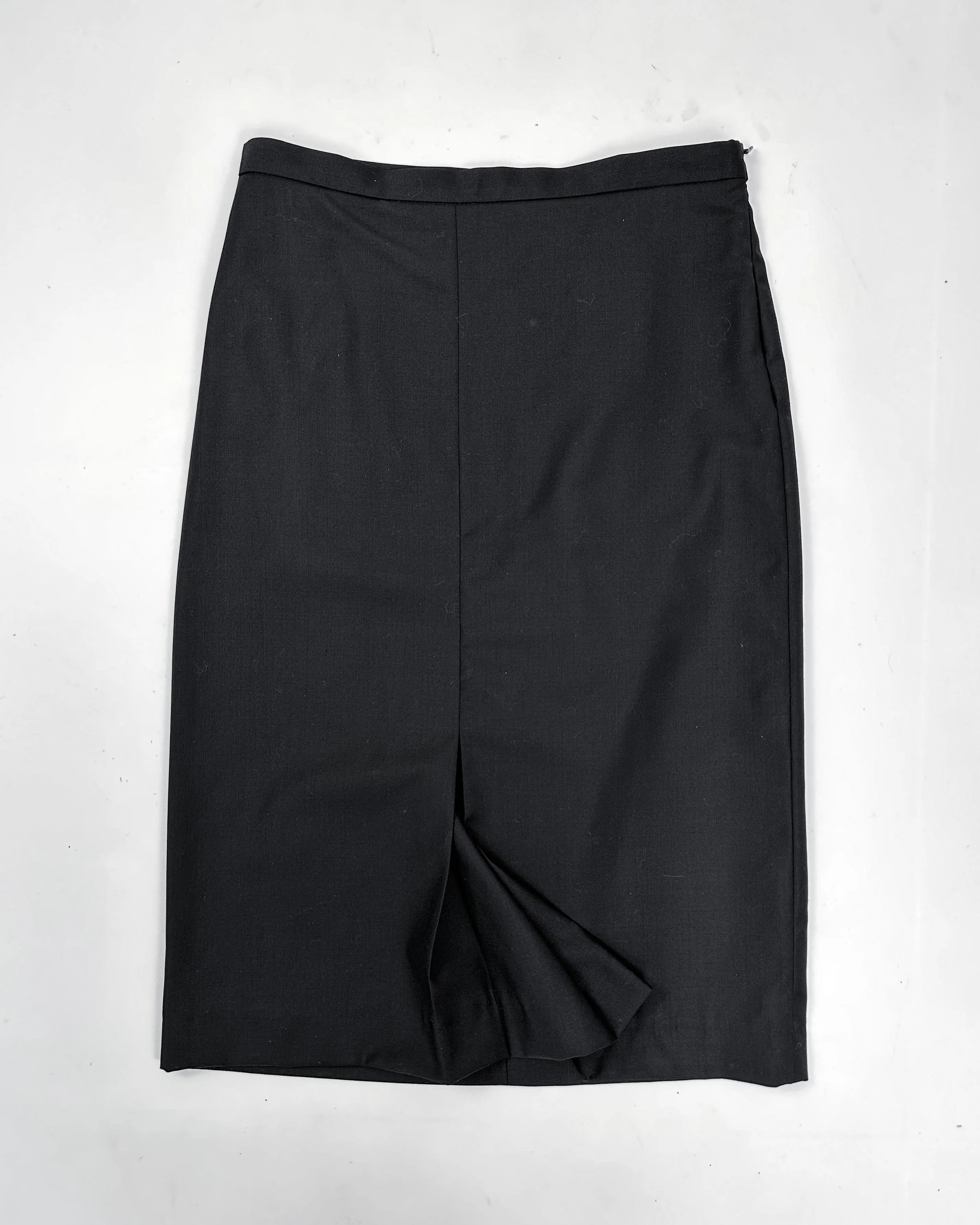 Bottega Veneta Uniform Black Pencil Skirt 1990's