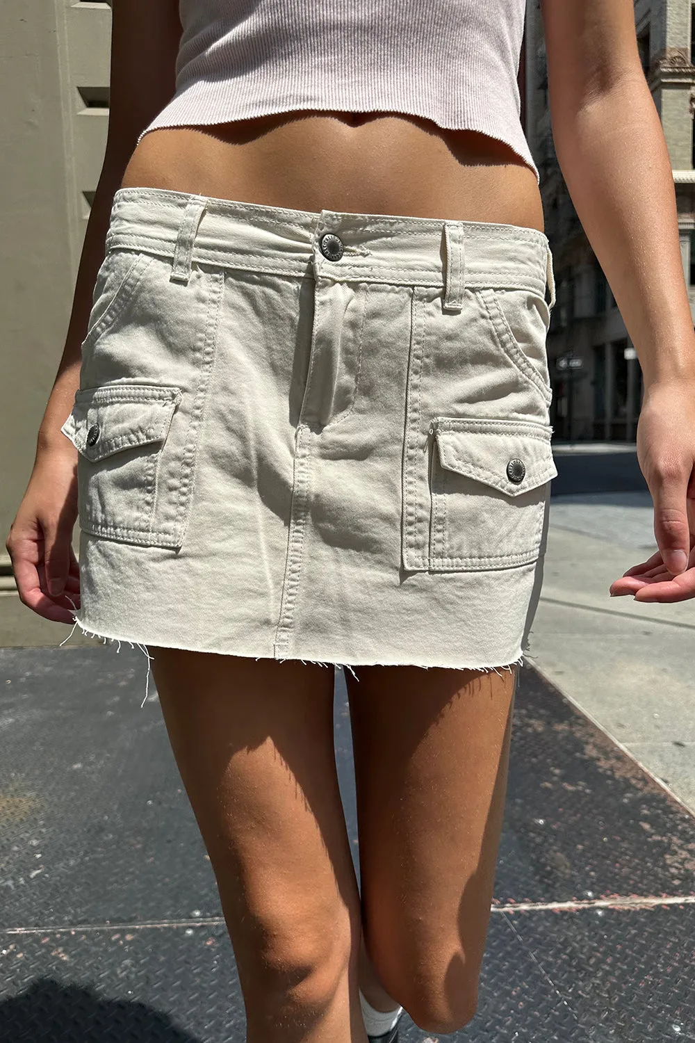 Corinne Cargo Mini Skirt