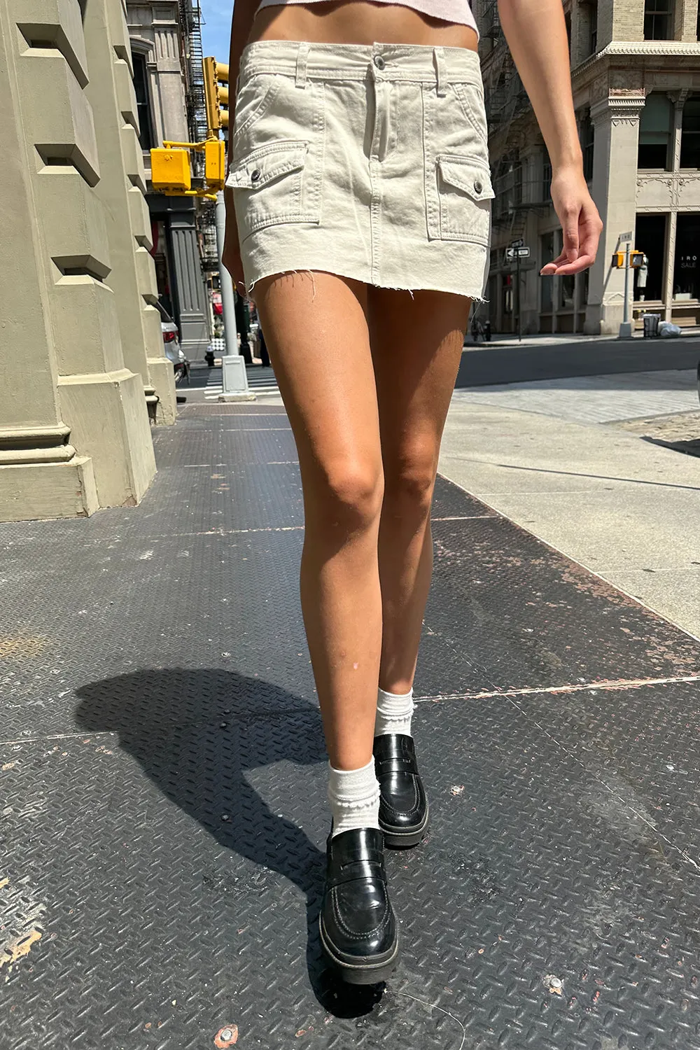 Corinne Cargo Mini Skirt