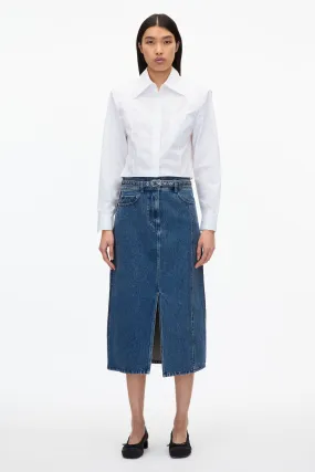 Denim A-Line Skirt