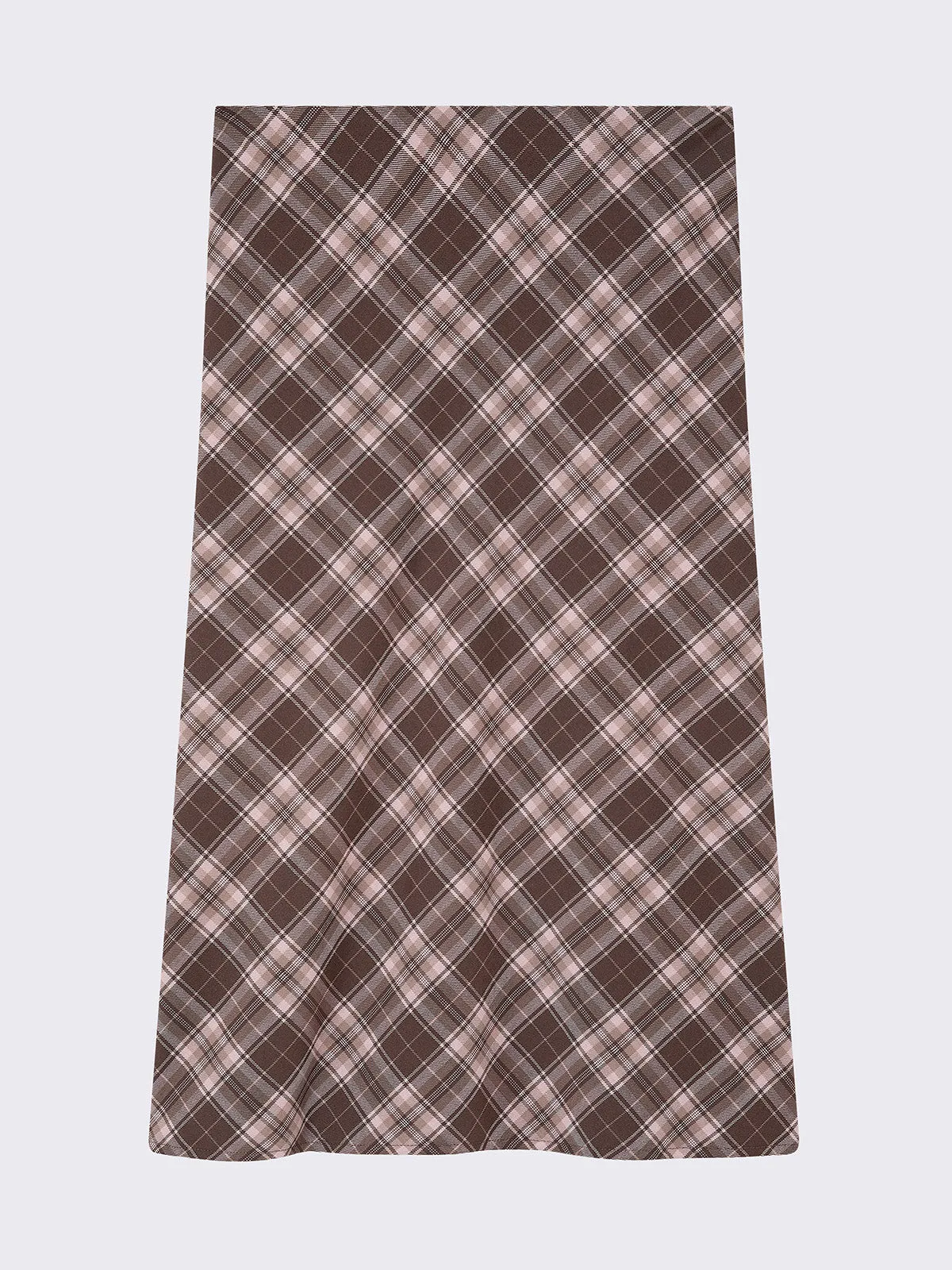 Edith Plaid Midi Skirt