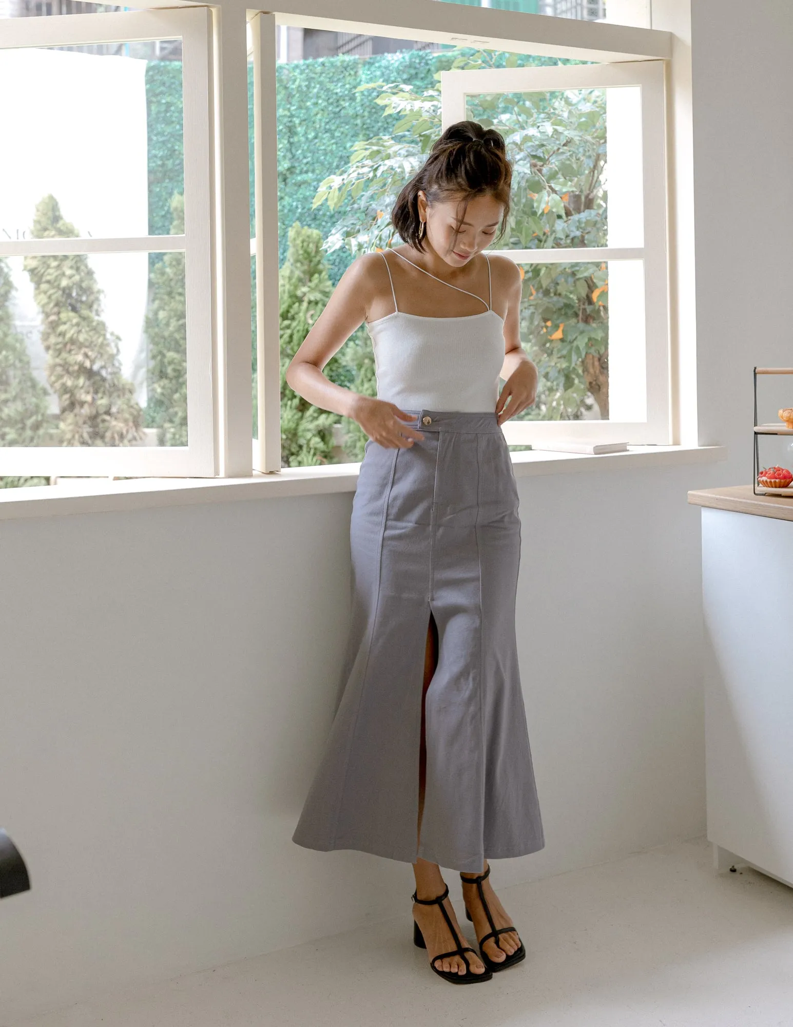 Elise Skirt in Grey