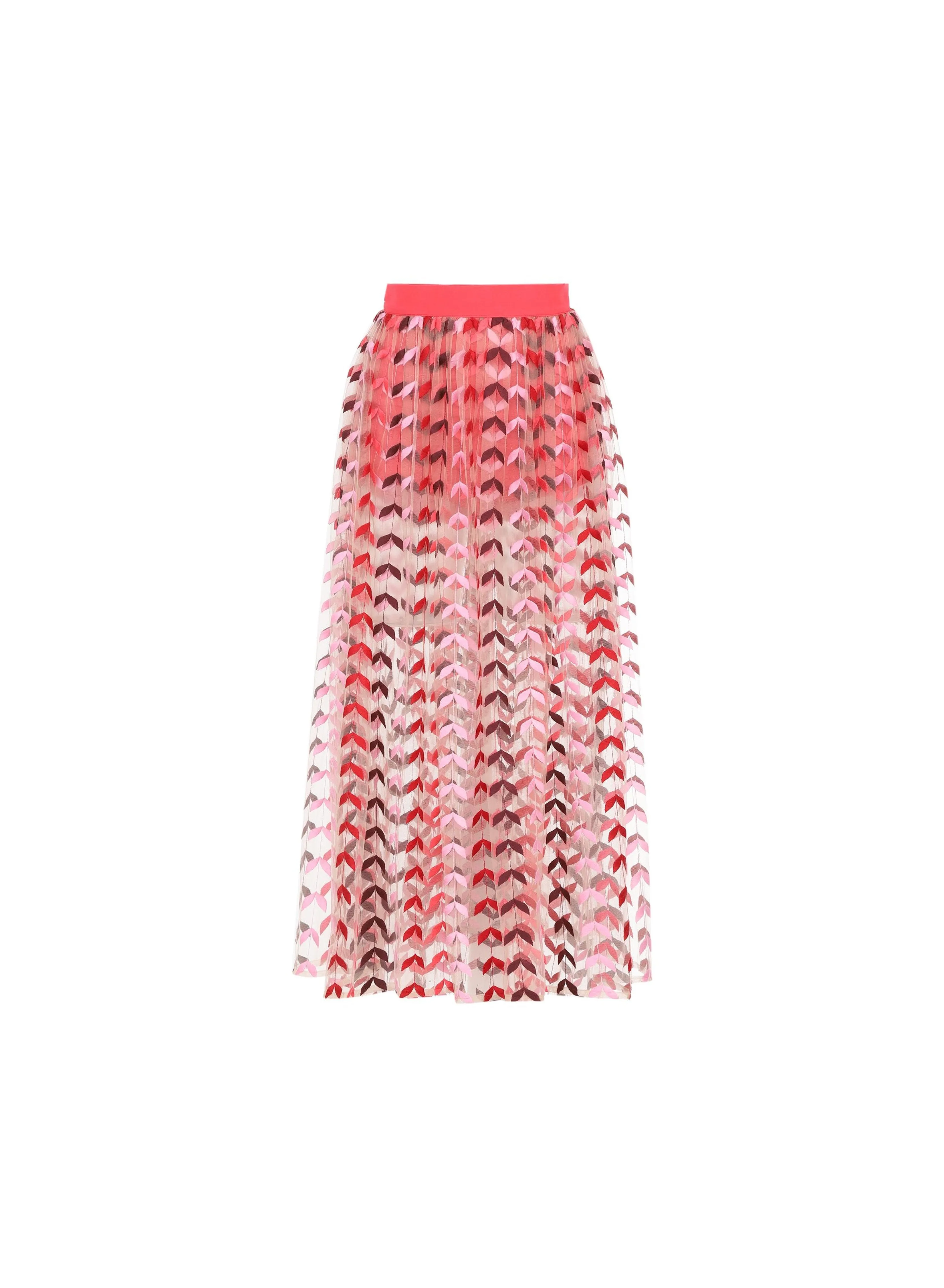 Embroidered Tulle Skirt