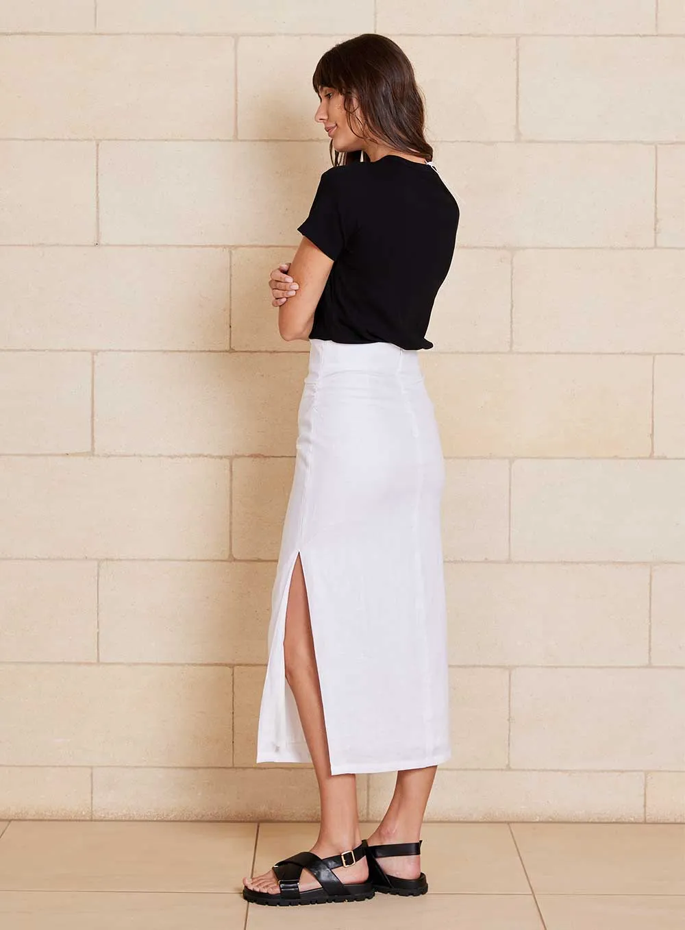 Esmae Skirt-WHITE