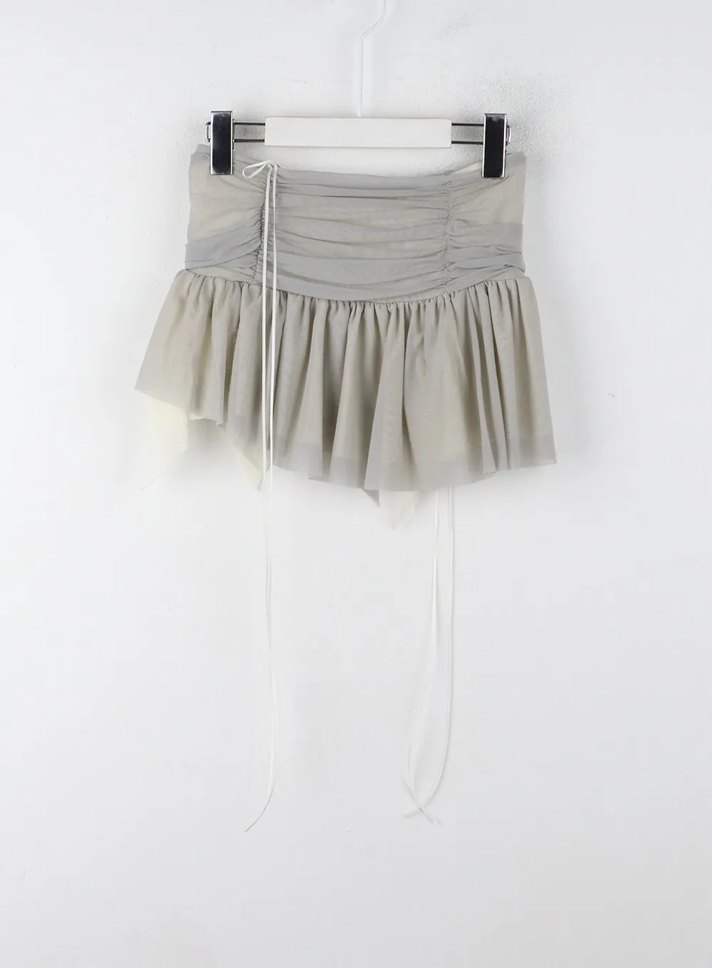 Fairy Ruffled Mesh Mini Skirt IJ402