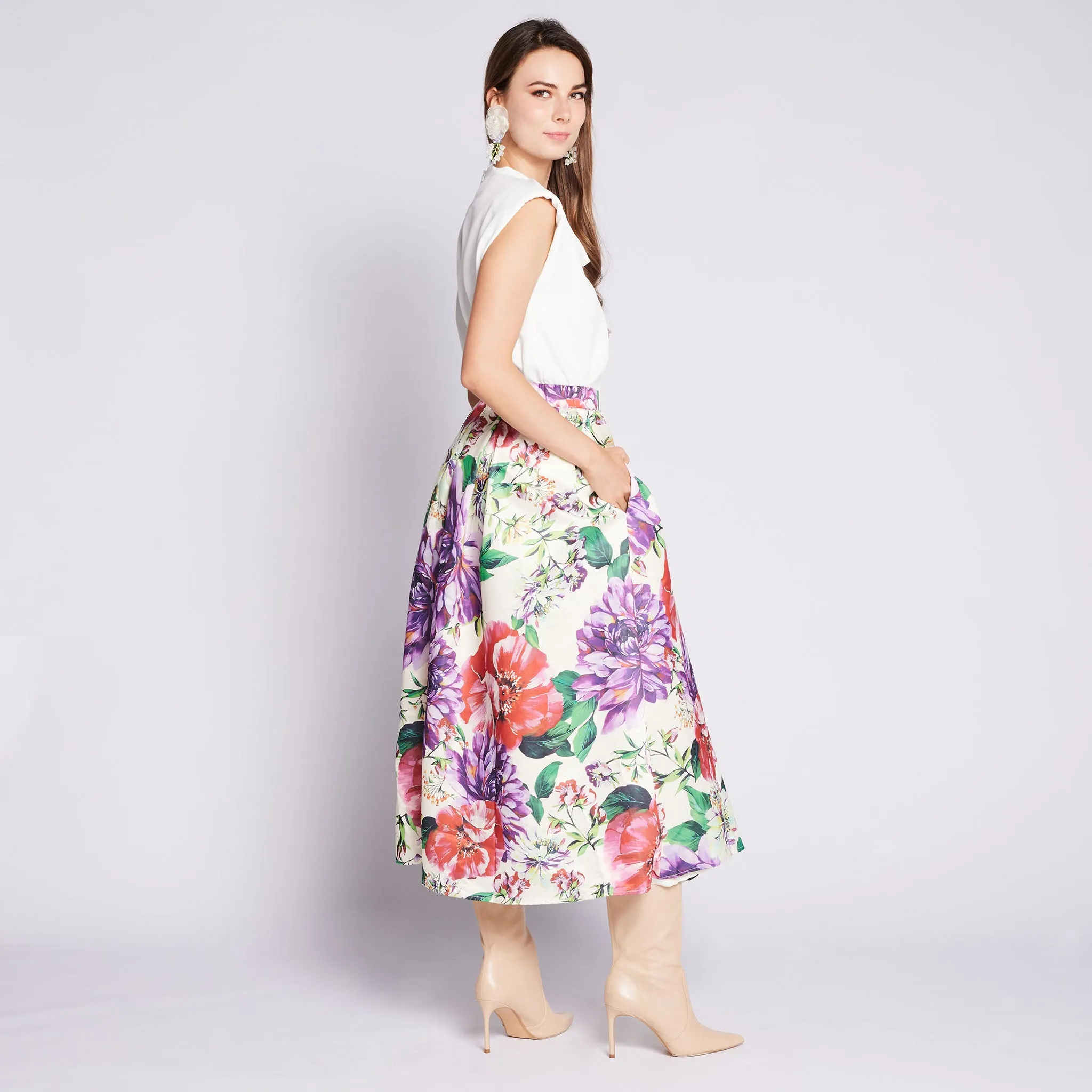 Flora Printed Skirt