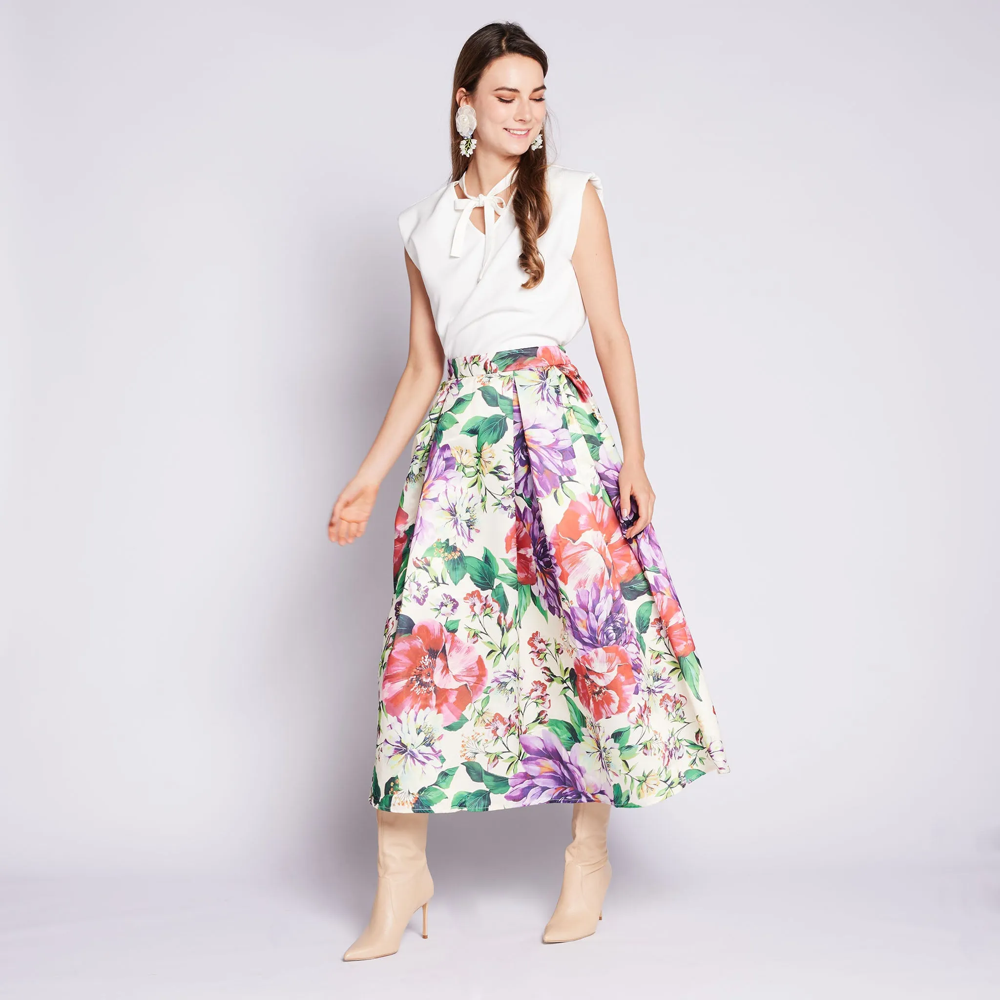 Flora Printed Skirt