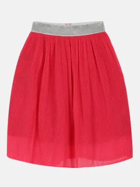 Girls Pleated Flared Skirt