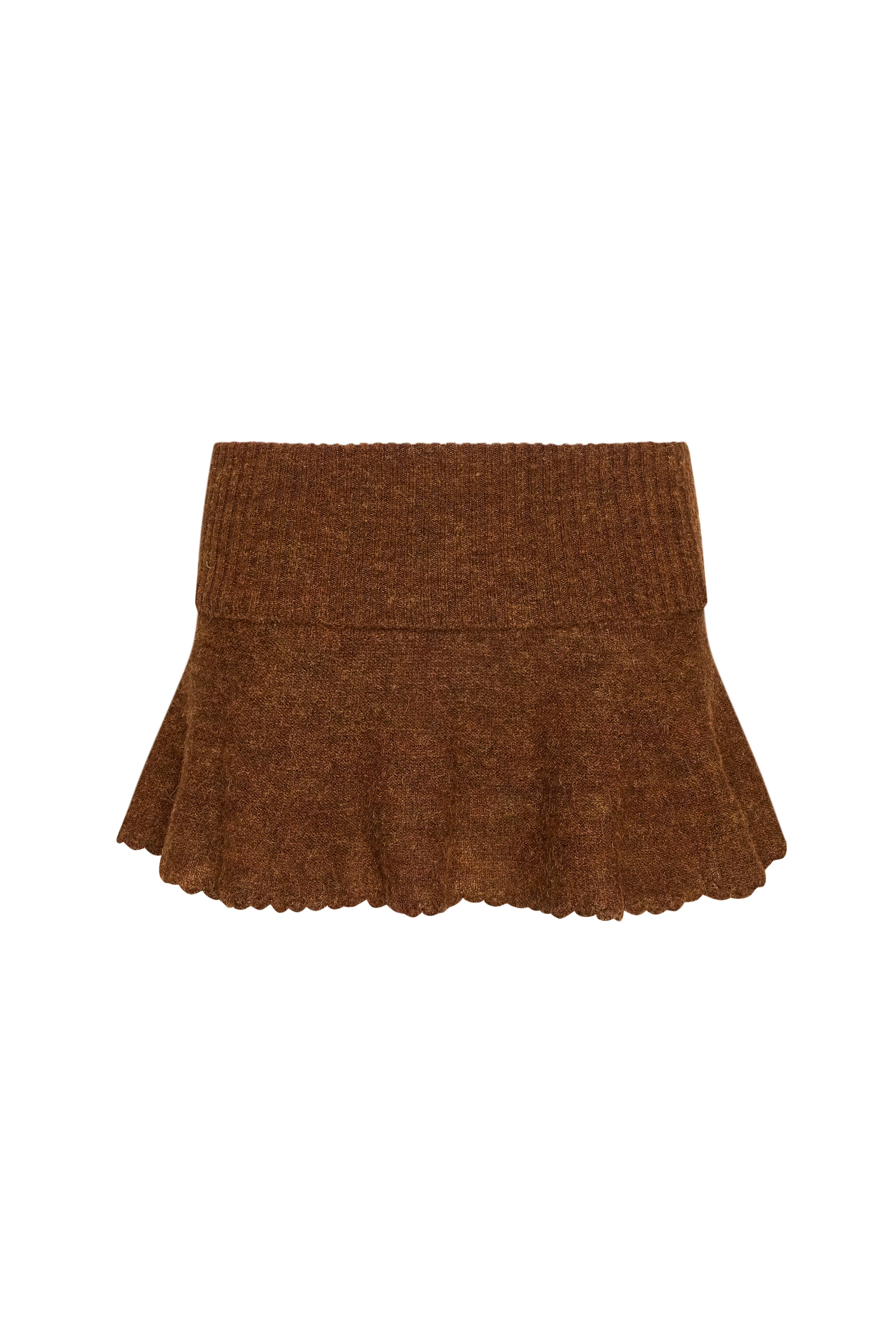 Heart Scallop Mini Skirt