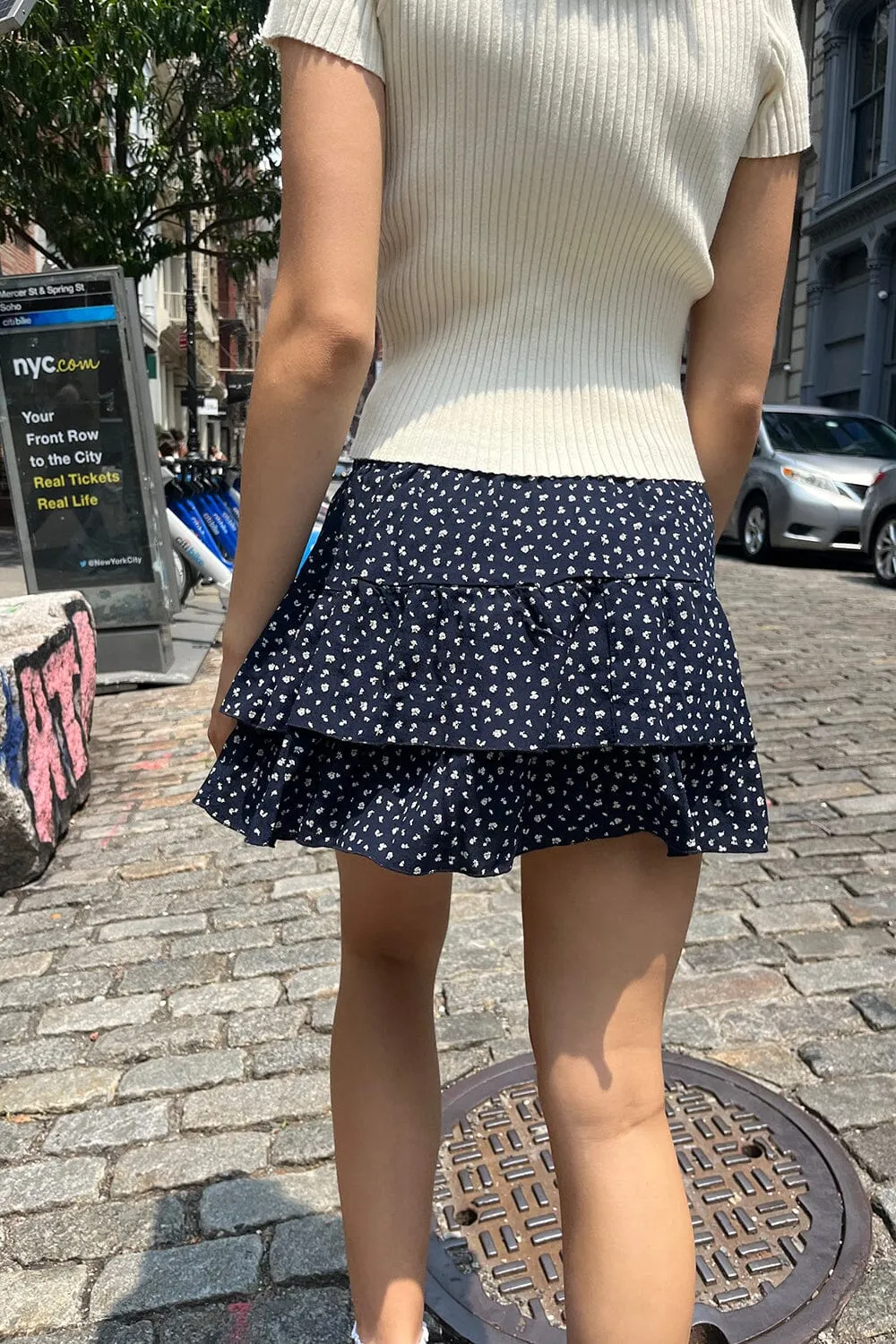 Izzy Floral Mini Skirt