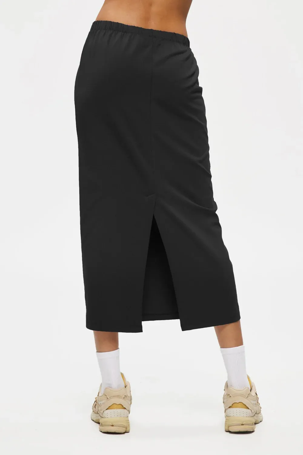 Jersey Pencil Skirt (Black)