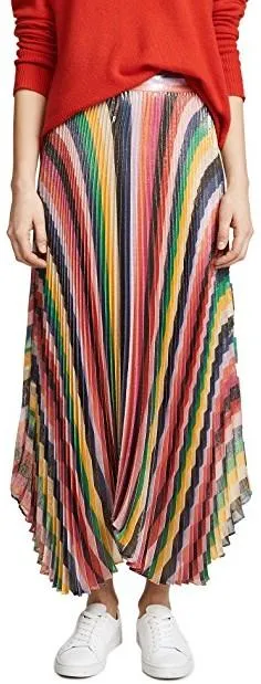 'Katz' Sunburst Pleat Skirt