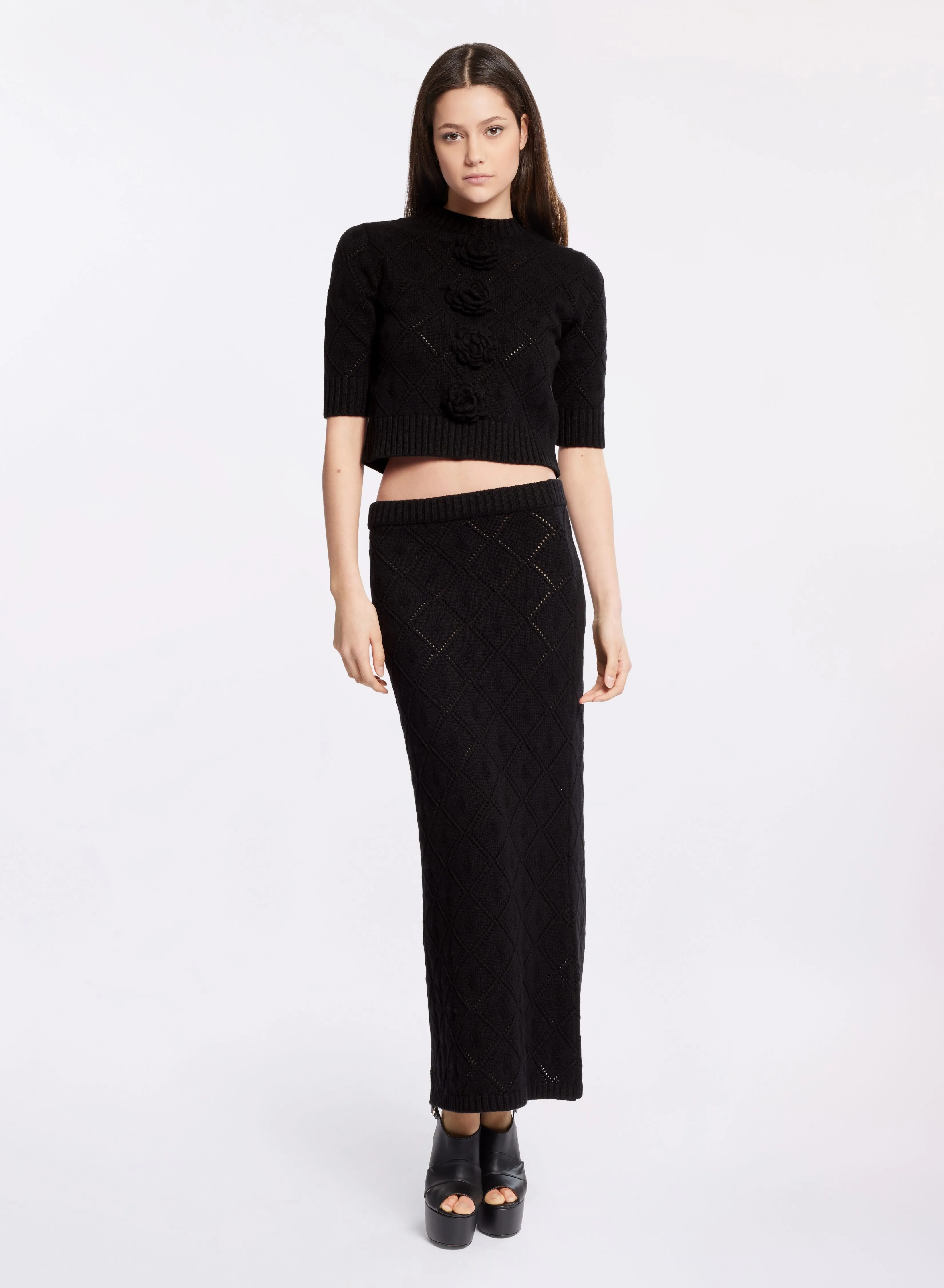 Knit Midi Skirt