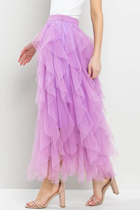 Lavender Tulle skirt