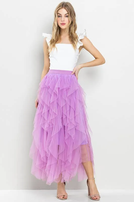 Lavender Tulle skirt