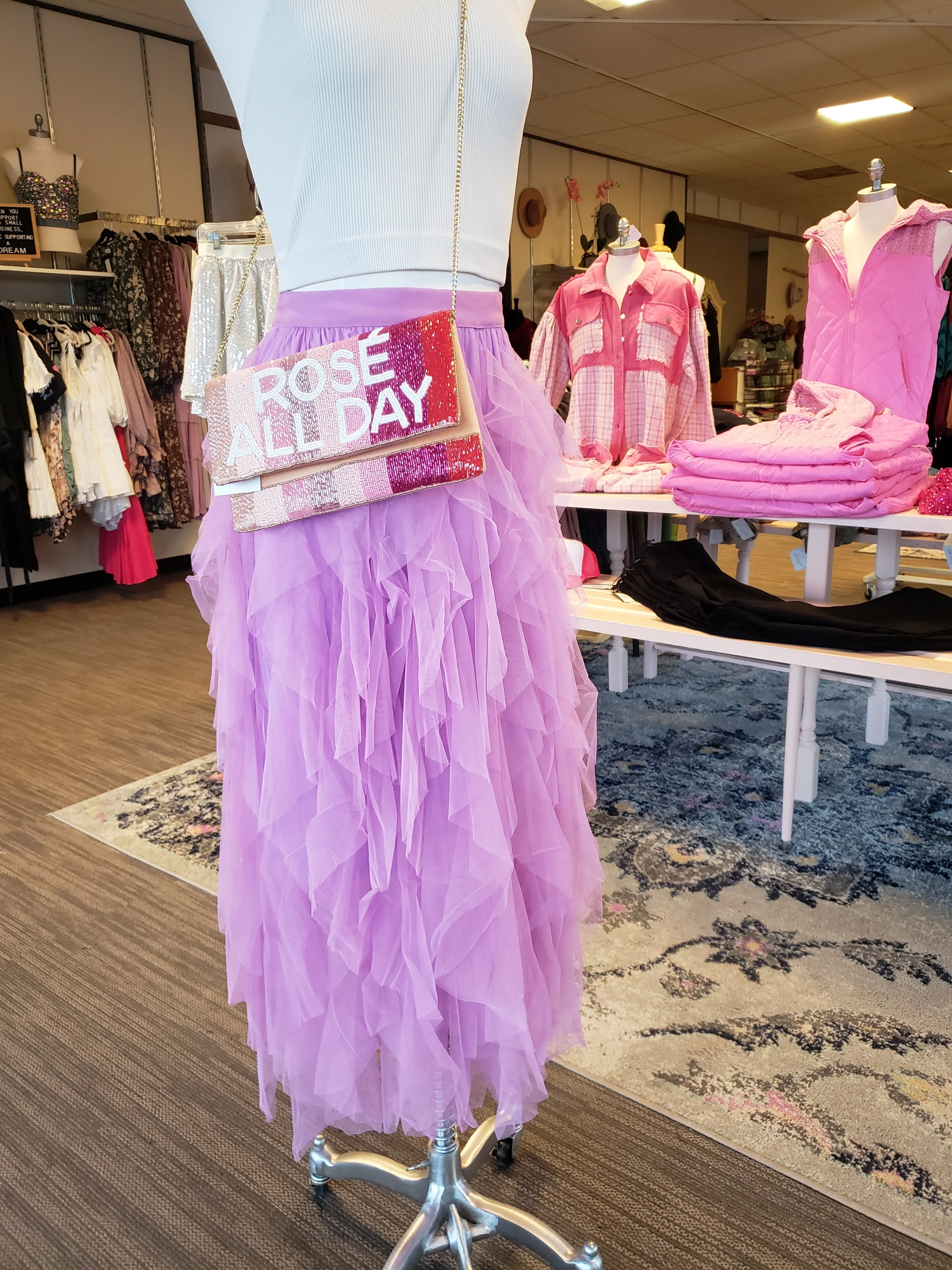 Lavender Tulle skirt