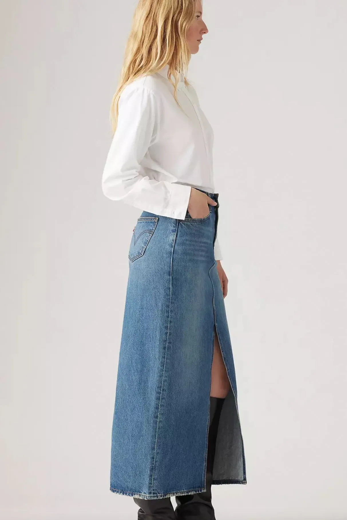 Levi's Ankle Column Skirt