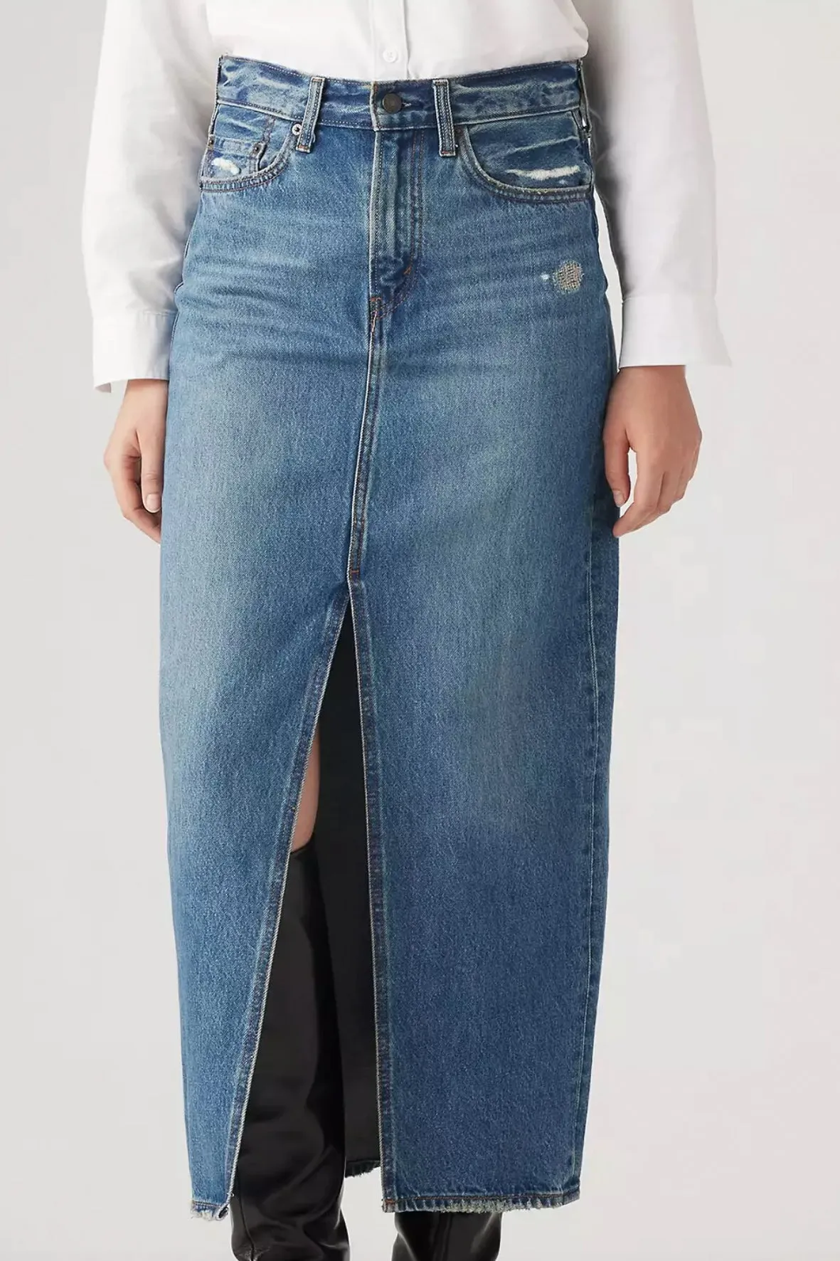 Levi's Ankle Column Skirt