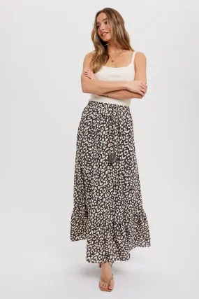 LONIE LEOPARD SKIRT