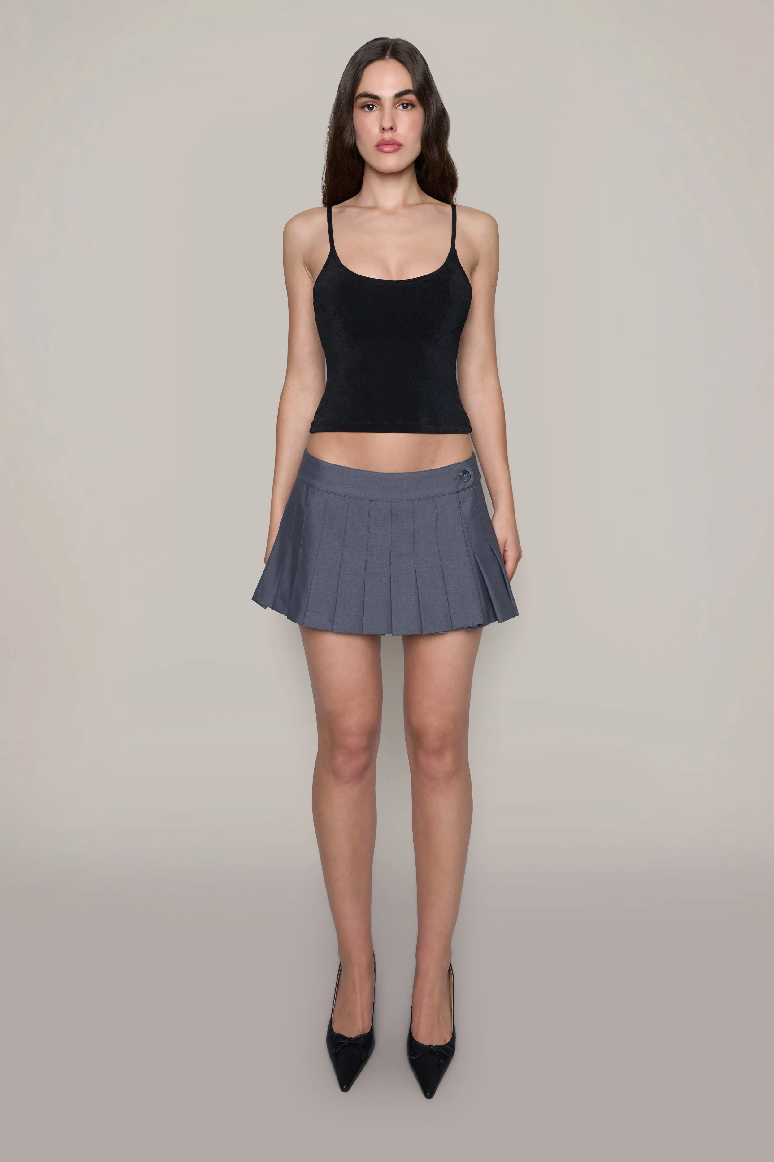 Lyneth Pleated Mini Skirt