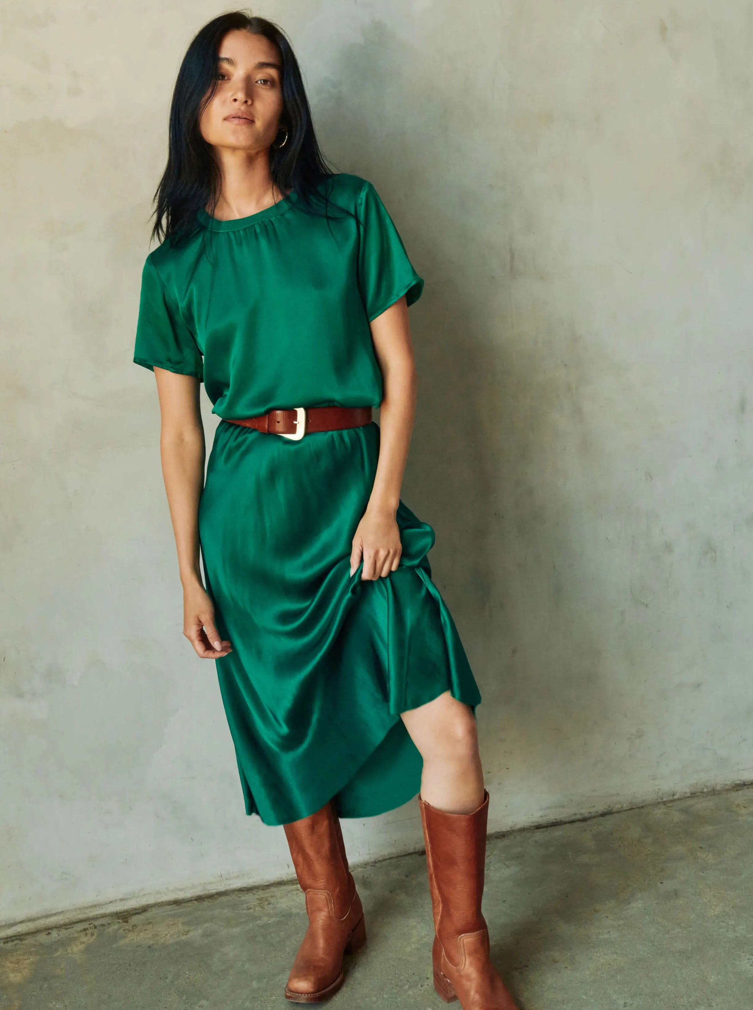 Mabel Skirt - Emerald