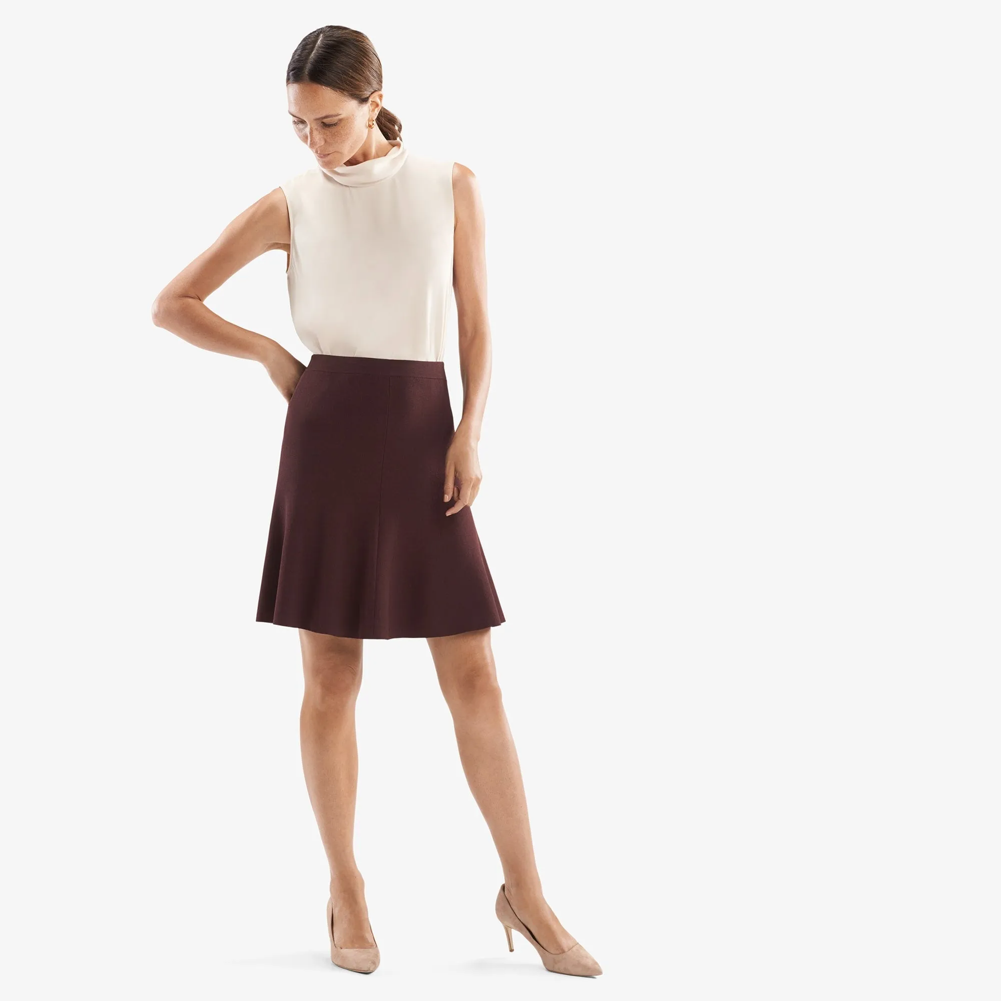 Madison Skirt :: Bordeaux