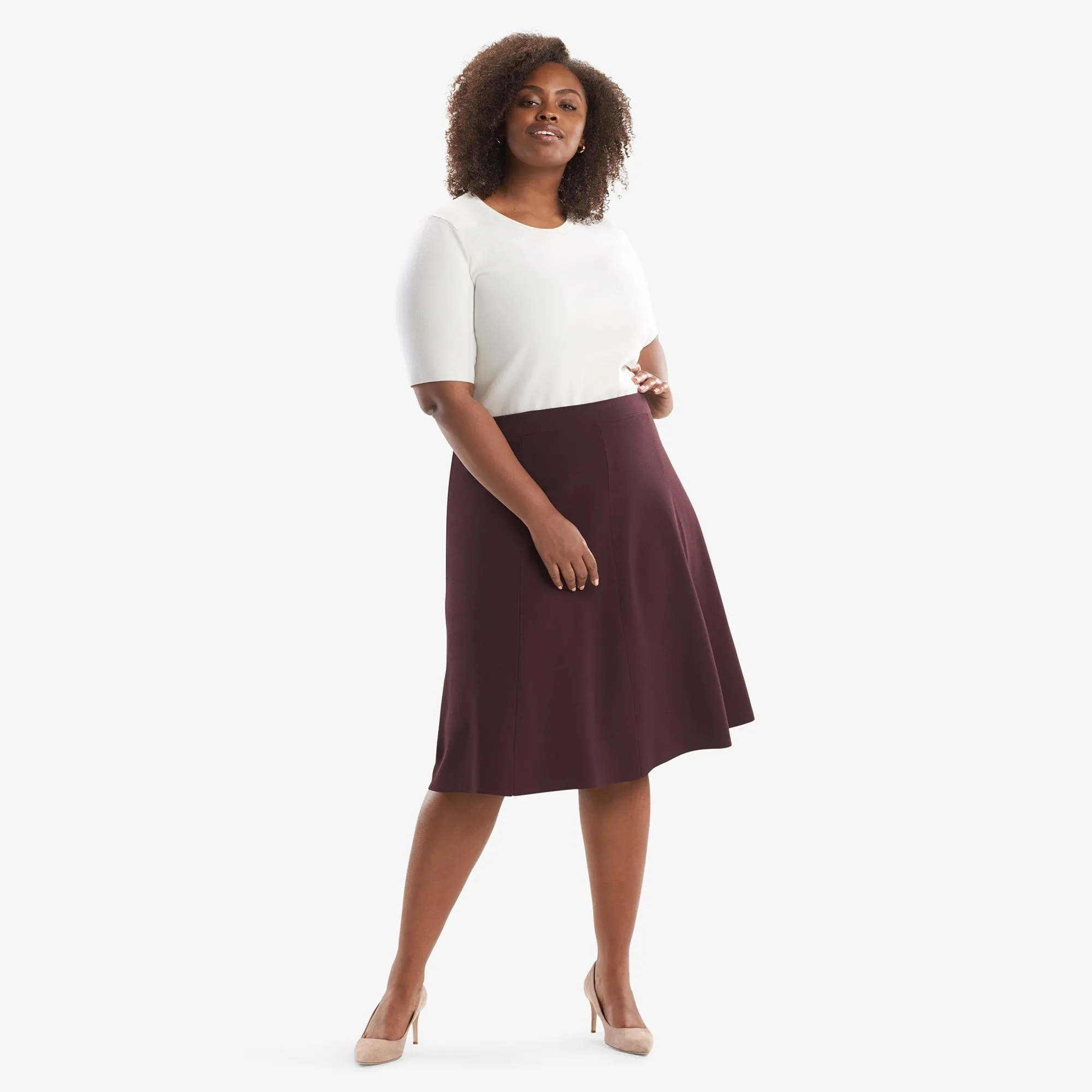 Madison Skirt :: Bordeaux