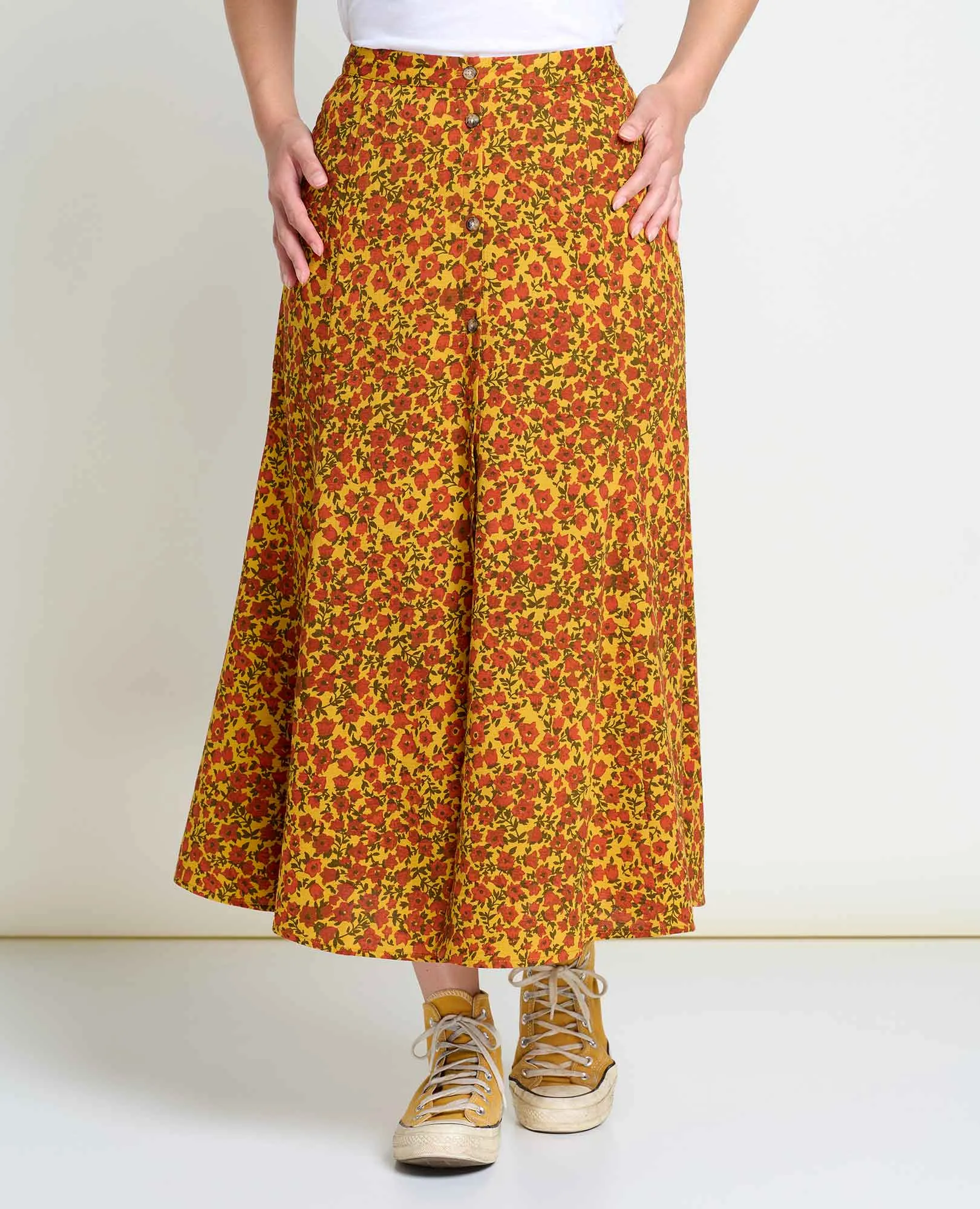 Manzana Paneled Midi Skirt