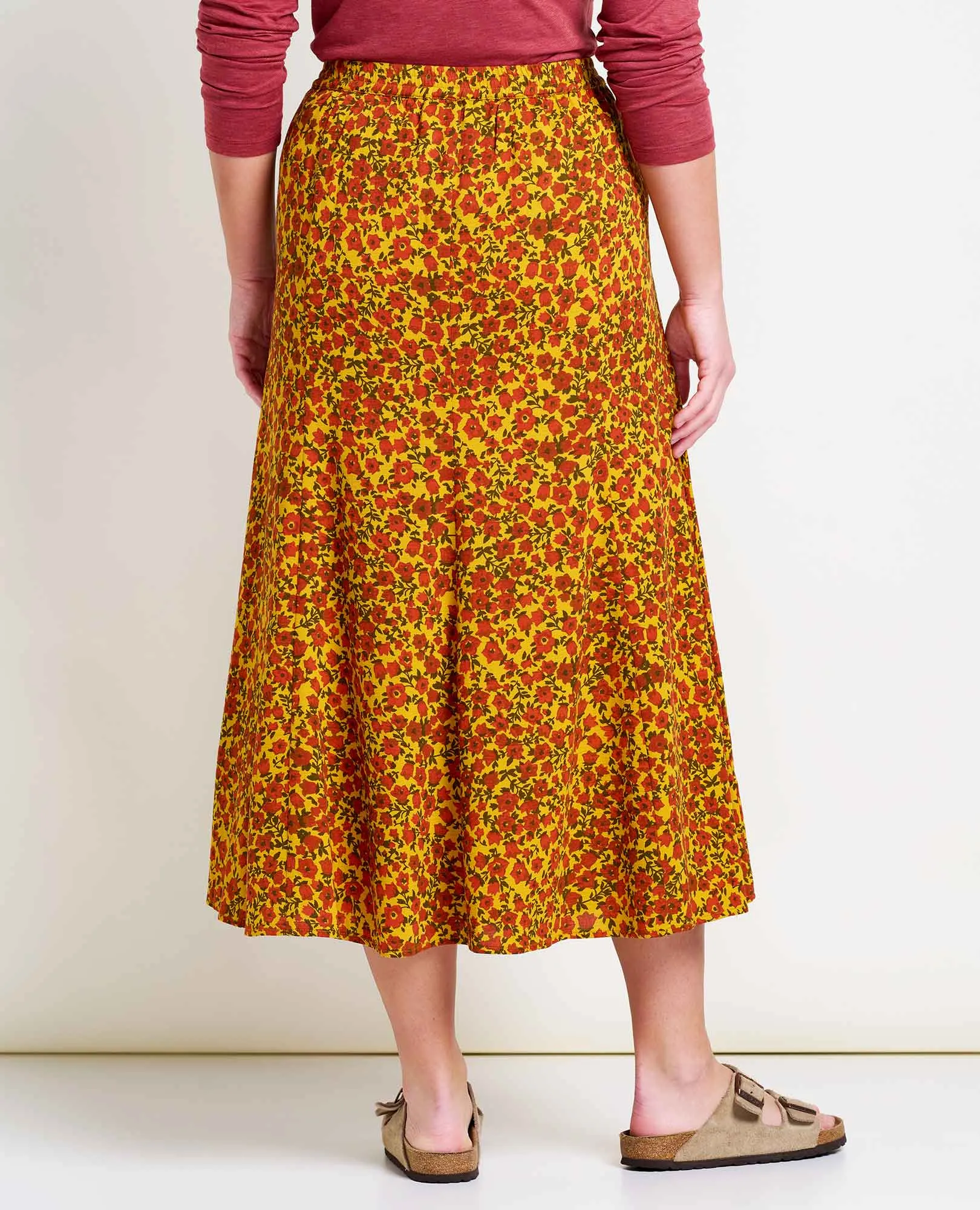 Manzana Paneled Midi Skirt